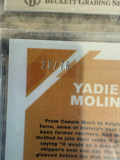 2019 Panini Donruss Optic - Yadier Molina #147 We The People Prizm /76
