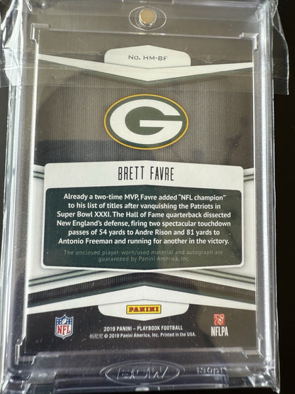 2019 Hail Mary Auto Playbook. Brett Favre. /25