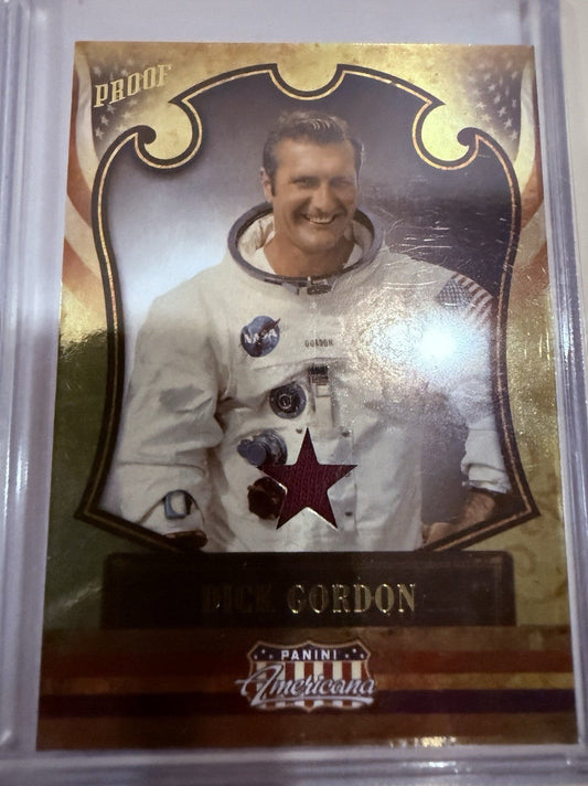 2011 Panini Americana Retail Proof Gold Relic /25 Dick Gordon