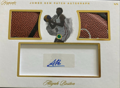 Aliyah Boston jumbo auto