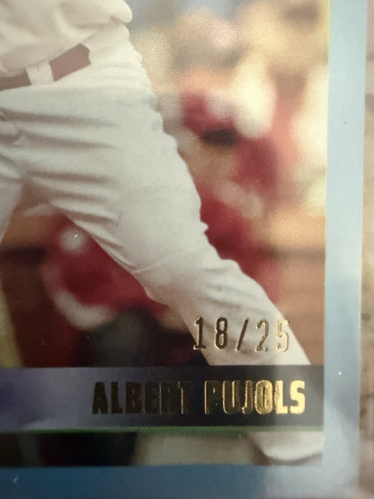 2025 Topps Archives - 1996 Topps Albert Pujols #193 Blue Foilboard /25
