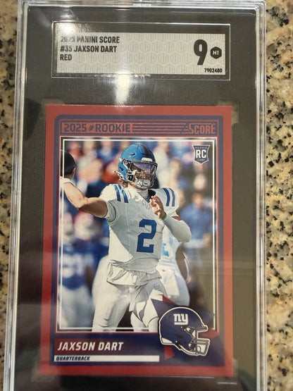 2025 Score - Rookies Jaxson Dart #35 Red (RC)