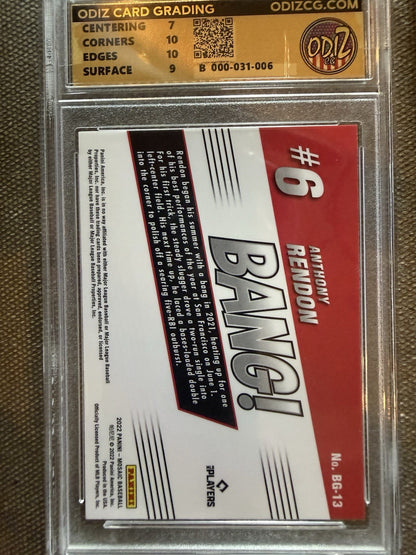 2022 Panini Mosaic #BG-13 Anthony Rendon Bang! Los Angeles Angels