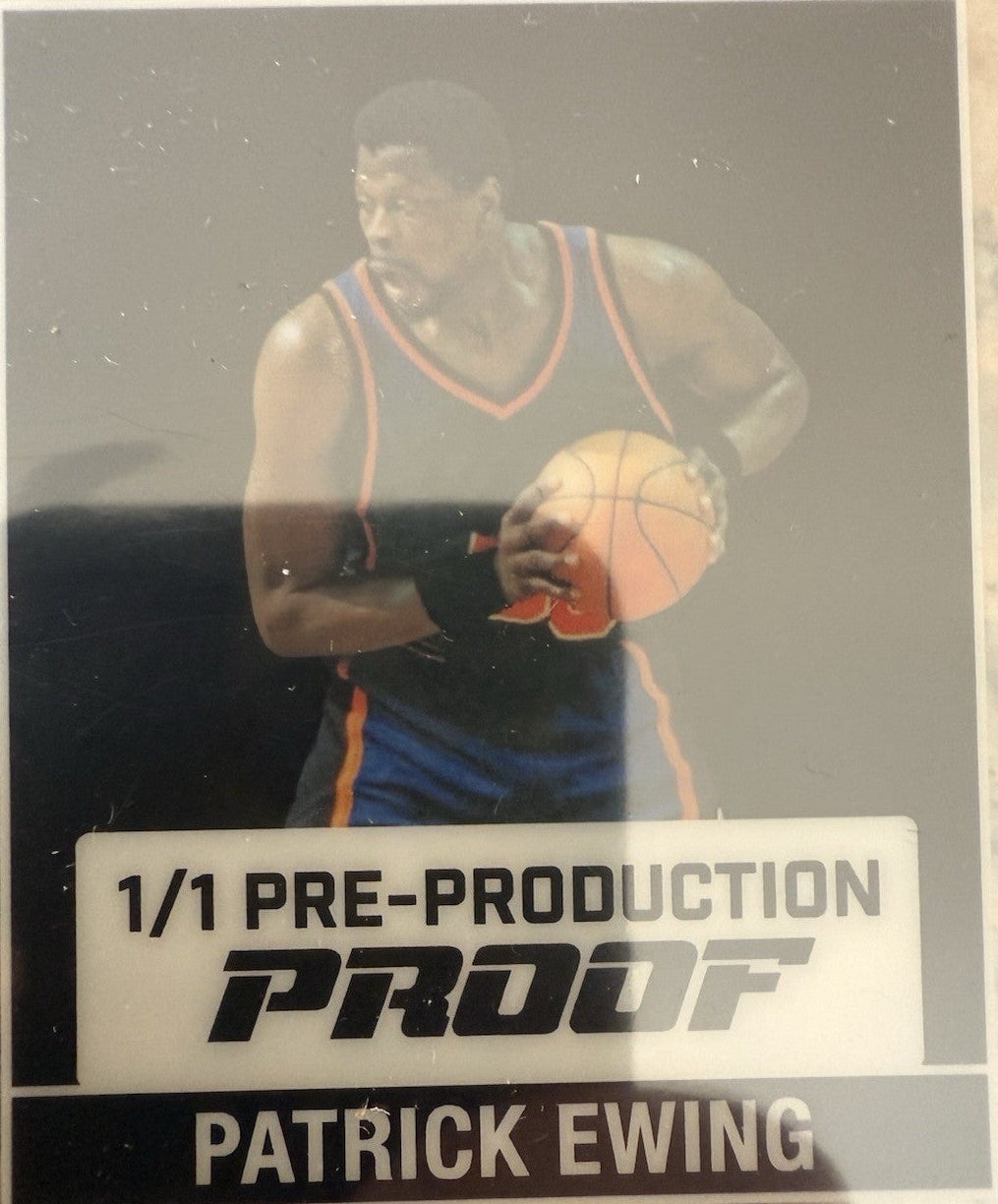 Patrick Ewing 2025 Leaf National NSCC 1/1 Pre Production Proof