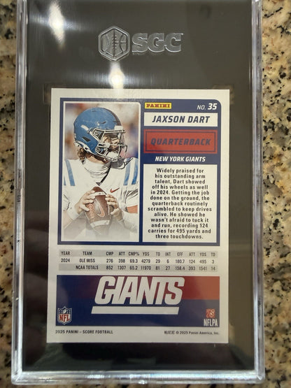 2025 Score - Rookies Jaxson Dart #35 Red (RC)
