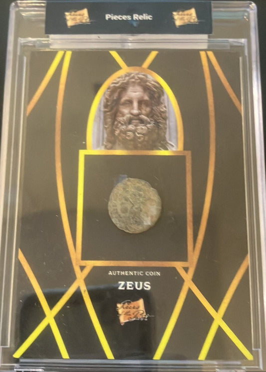 Zeus Ancient Greek coin card