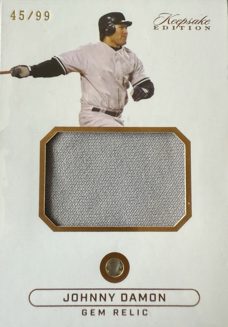 2024 KEEPSAKE EDITION - MULTI-SPORT EDITION - JOHNNY DAMON GEM RELIC   #/99