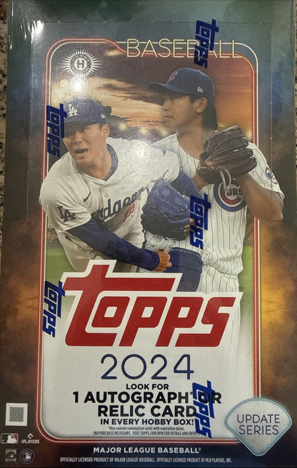 2024 TOPPS BASEBALL UPDATE HOBBY BOX, FACTORY SEALED