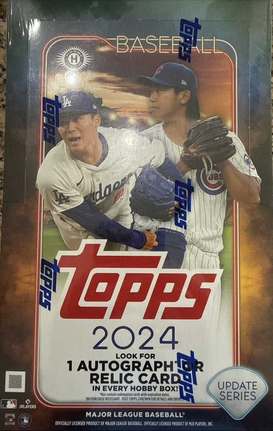2024 TOPPS BASEBALL UPDATE HOBBY BOX, FACTORY SEALED