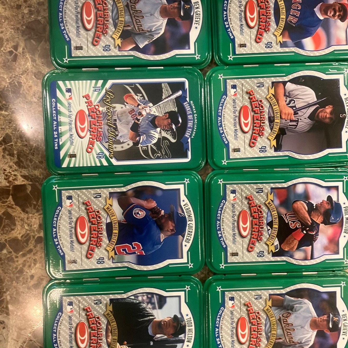 1998 Donruss preferred gold tin