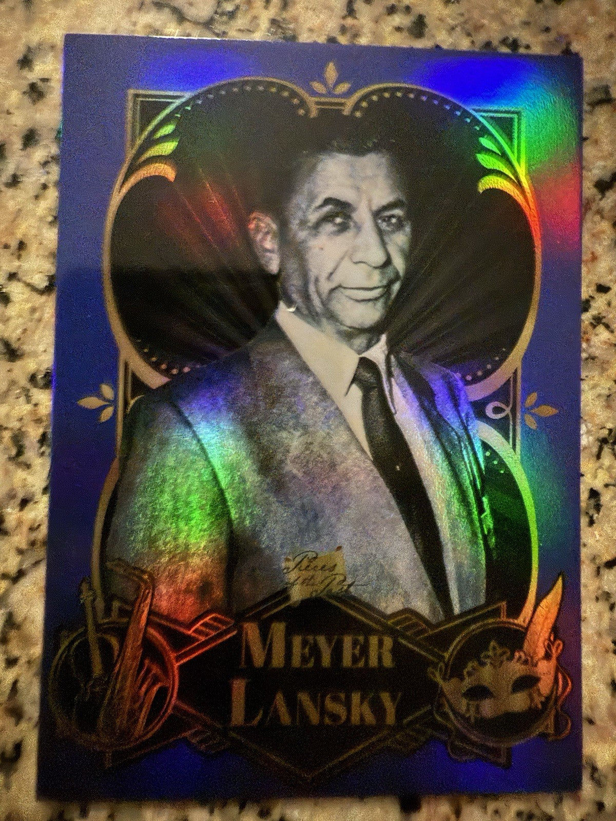2025 Pieces Of The Past Meyer Lansky BLUE /50 Roaring 20s B-9