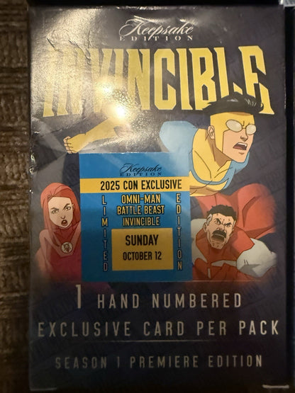 2025 CON EXCLUSIVE INVINCIBLE KEEPSAKE EDITION SIGNAGRAPH MYSTERY BOX /100 X6