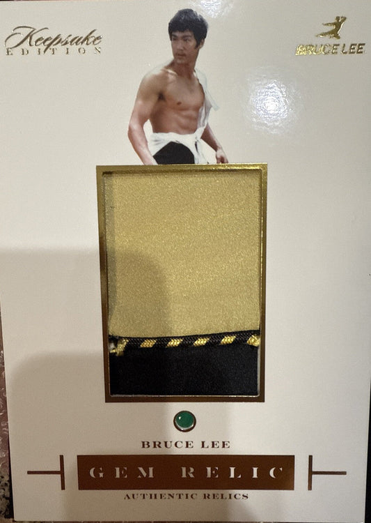 Bruce Lee Jumbo Gem Relic /50, Super Break Keepsake Edition