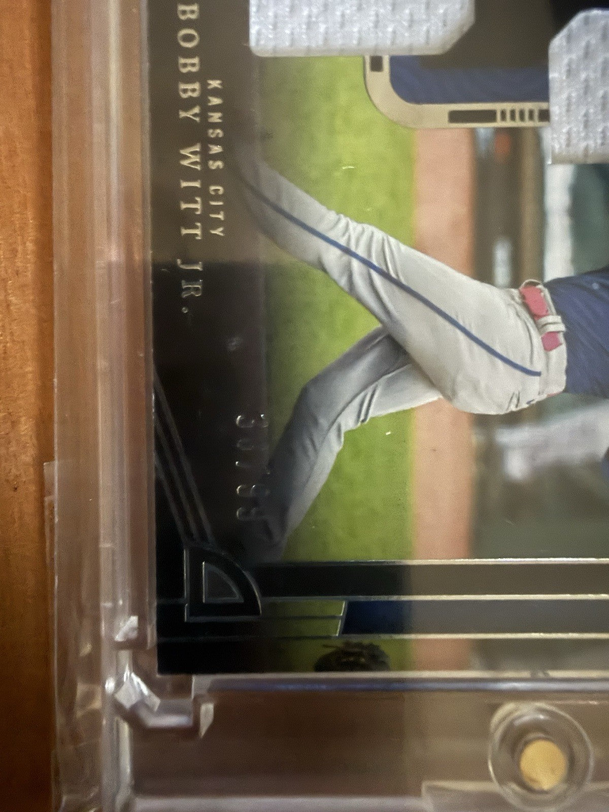 2023 PANINI NATIONAL TREASURES BOBBY WITT JR. TRIPLE RELIC #/99 FGT-BW