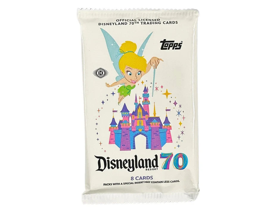 Sealed Topps 2025 Disneyland 70th Anniversary Trading Card HOBBY Pack [8 Cards]