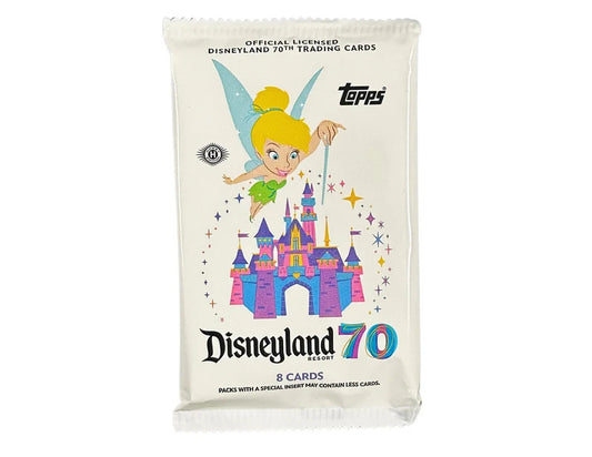 Sealed Topps 2025 Disneyland 70th Anniversary Trading Card HOBBY Pack [8 Cards]
