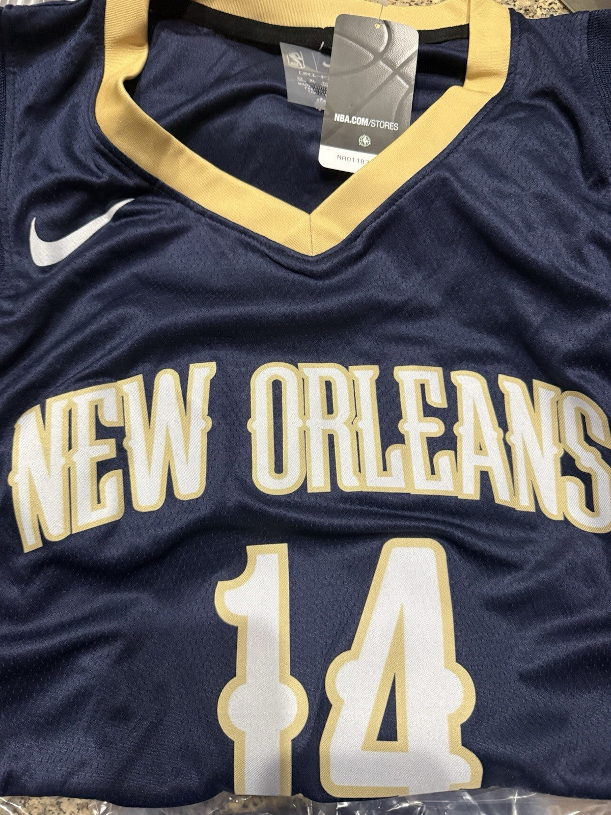 Brandon Ingram New Orleans Pelicans Autographed Jersey JSA Certified