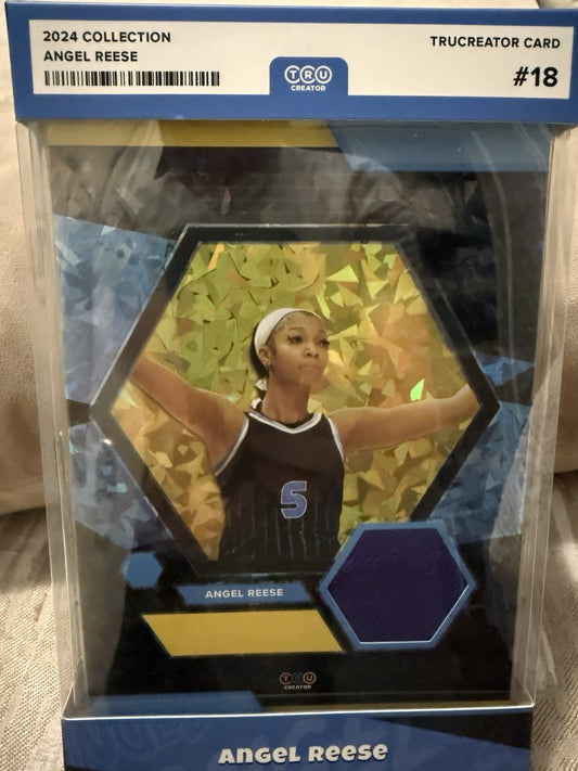 2024 Tru Creator #18 Angel Reese 5×7 Jumbo Patch Card