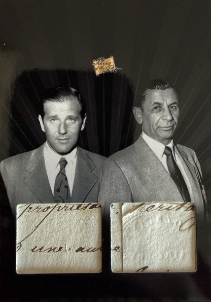 2025 Pieces of the Past Roaring 20’s Bugsy Siegel/Meyer Lansky Dual Handwritten