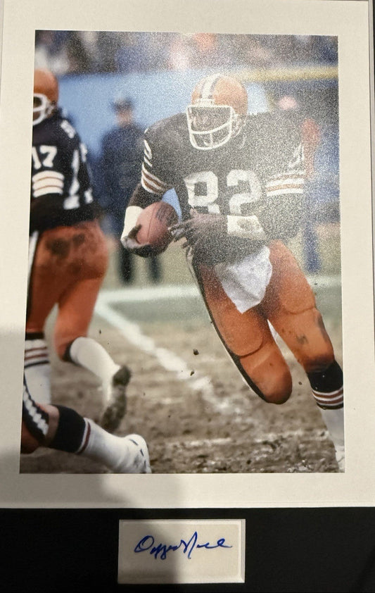 Ozzie Newsome Signed 8X10 Photo Cleveland Browns - COA NFL HOF Football Picture