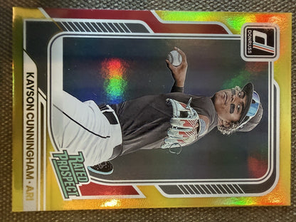 2026 Donruss Baseball Kayson Cunningham donruss optic rated prospect 1/10