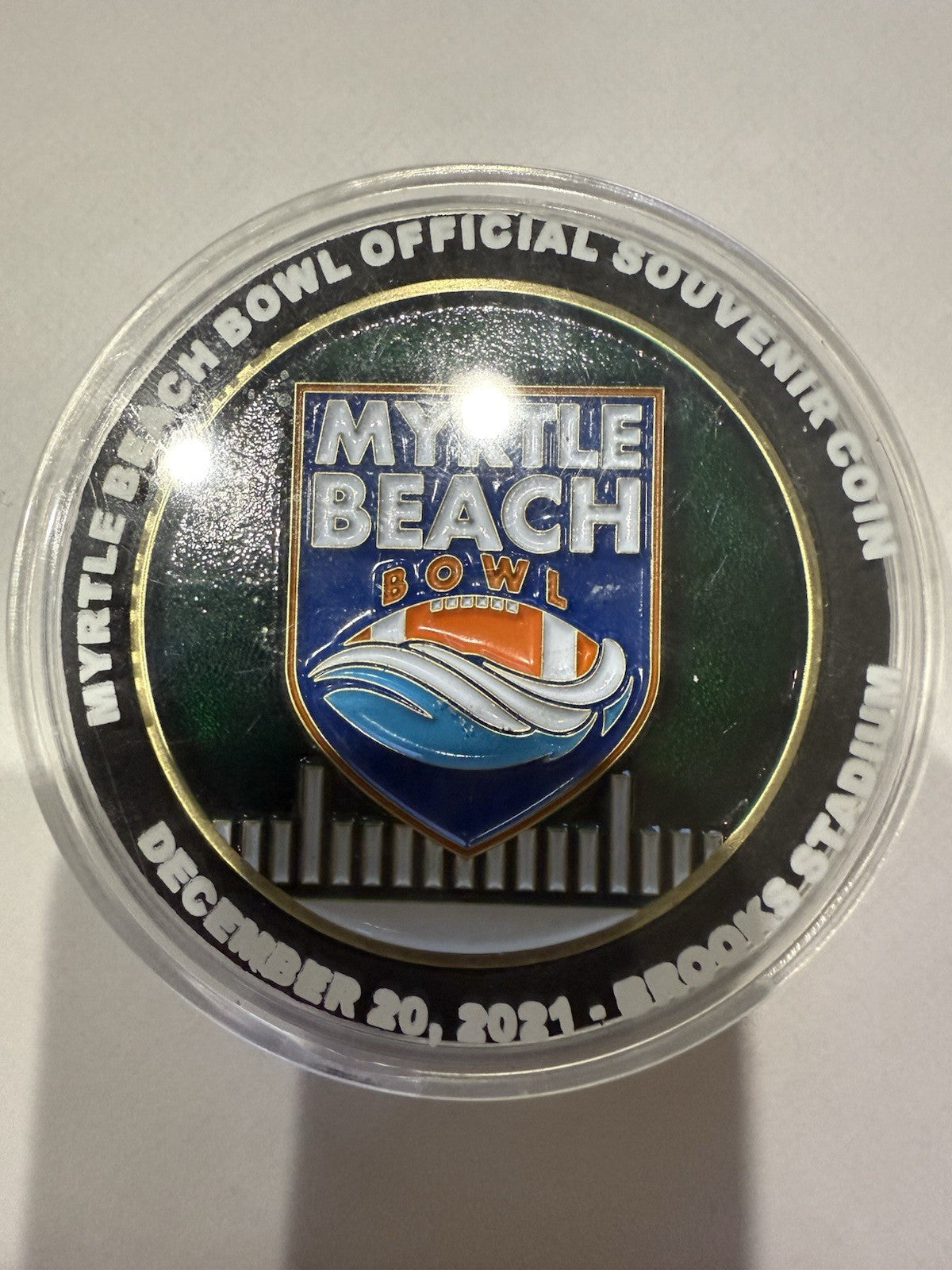 Inaugural Myrtle Beach Bowl Game Coin 2021