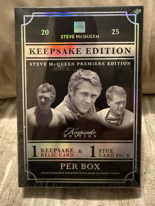 2025 Keepsake Steve McQueen Premiere Edition Factory Sealed Light Up Box