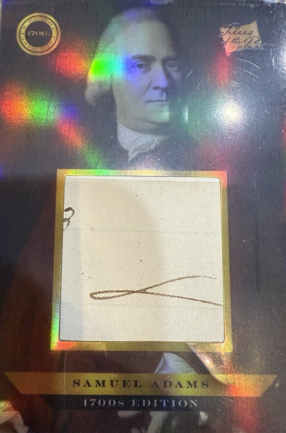 2024 Pieces of the Past 1700s Edition Samuel Adams #247 Relic