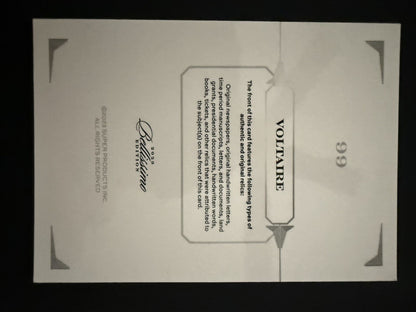 Voltaire Relic. Keepsake Bellissimo Edition /25