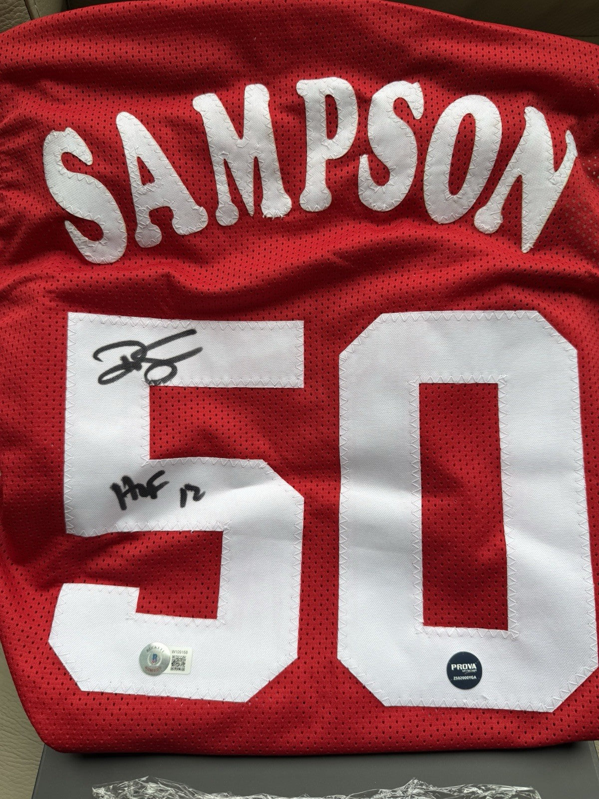 Ralph Sampson Signed Jersey (Beckett Hologram)