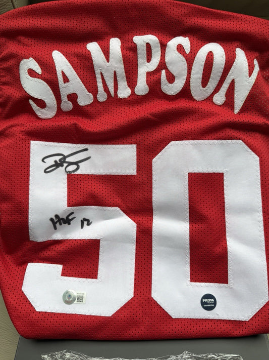 Ralph Sampson Signed Jersey (Beckett Hologram)