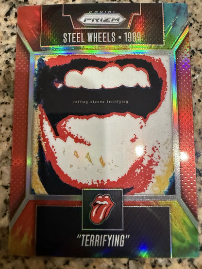 STEEL WHEELS 1989 2025 PRIZM THE ROLLING STONES PRIZM #33 TERRIFYING. Tie Dye/49