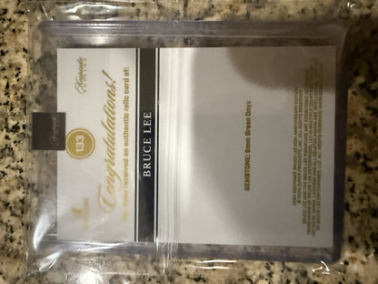 Bruce Lee Dragon Gem Relic /50 – 2024 Keepsake Green Onyx Card #/50