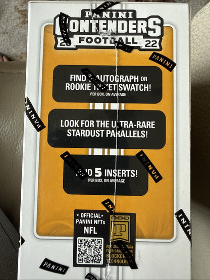 2022 Panini Contenders Football Sealed 5 Pack Blaster Box 40 Cards 1 Hit Per Box