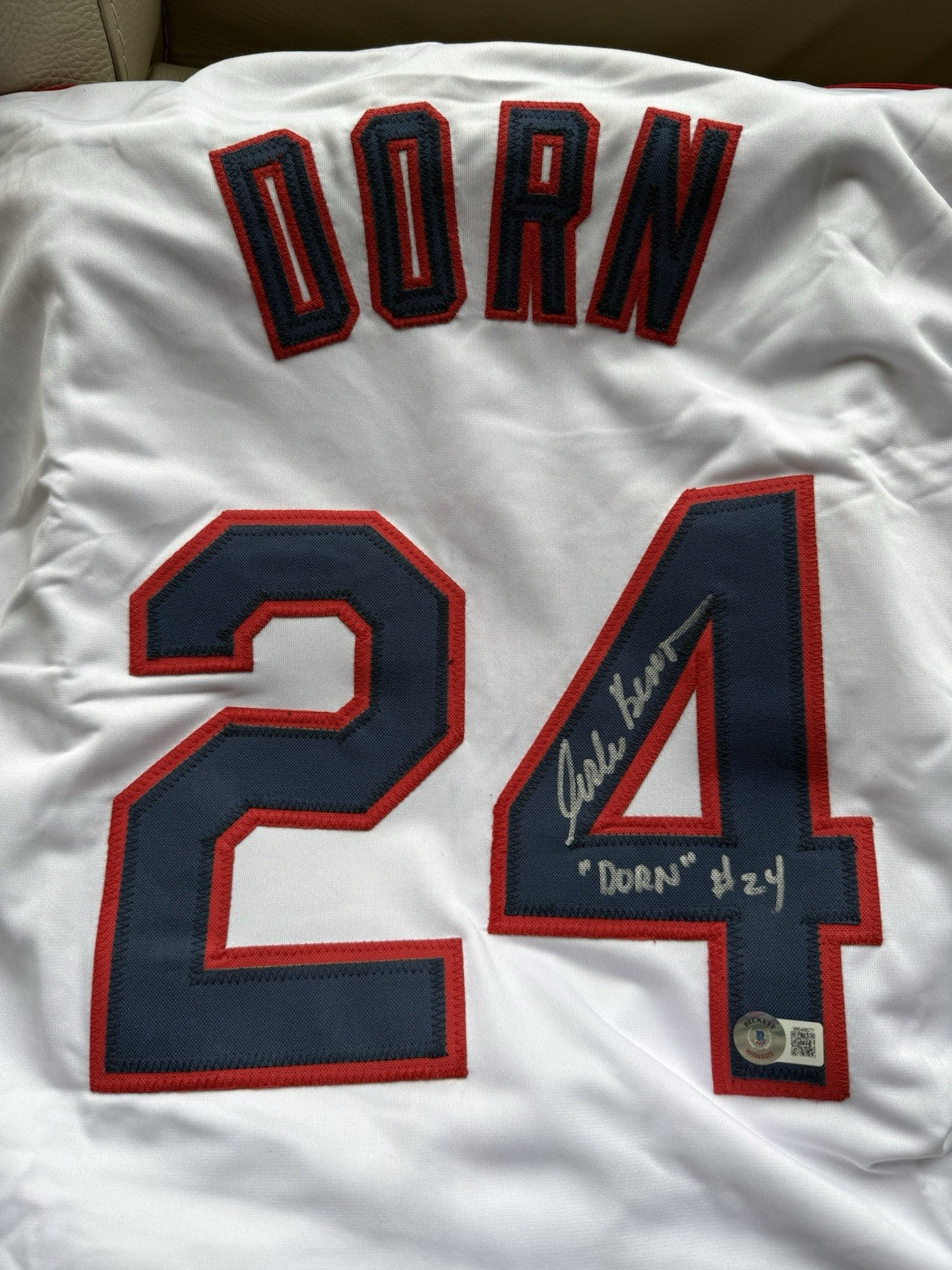 Major League”Roger Dorn” Autograph Jersey Beckett Cert.