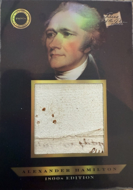 2024 PIECES OF THE PAST 1800'S EDITION ALEXANDER HAMILTON JUMBO RELIC #101