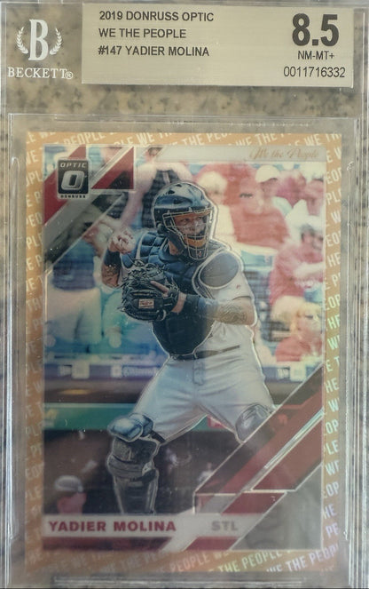 2019 Panini Donruss Optic - Yadier Molina #147 We The People Prizm /76