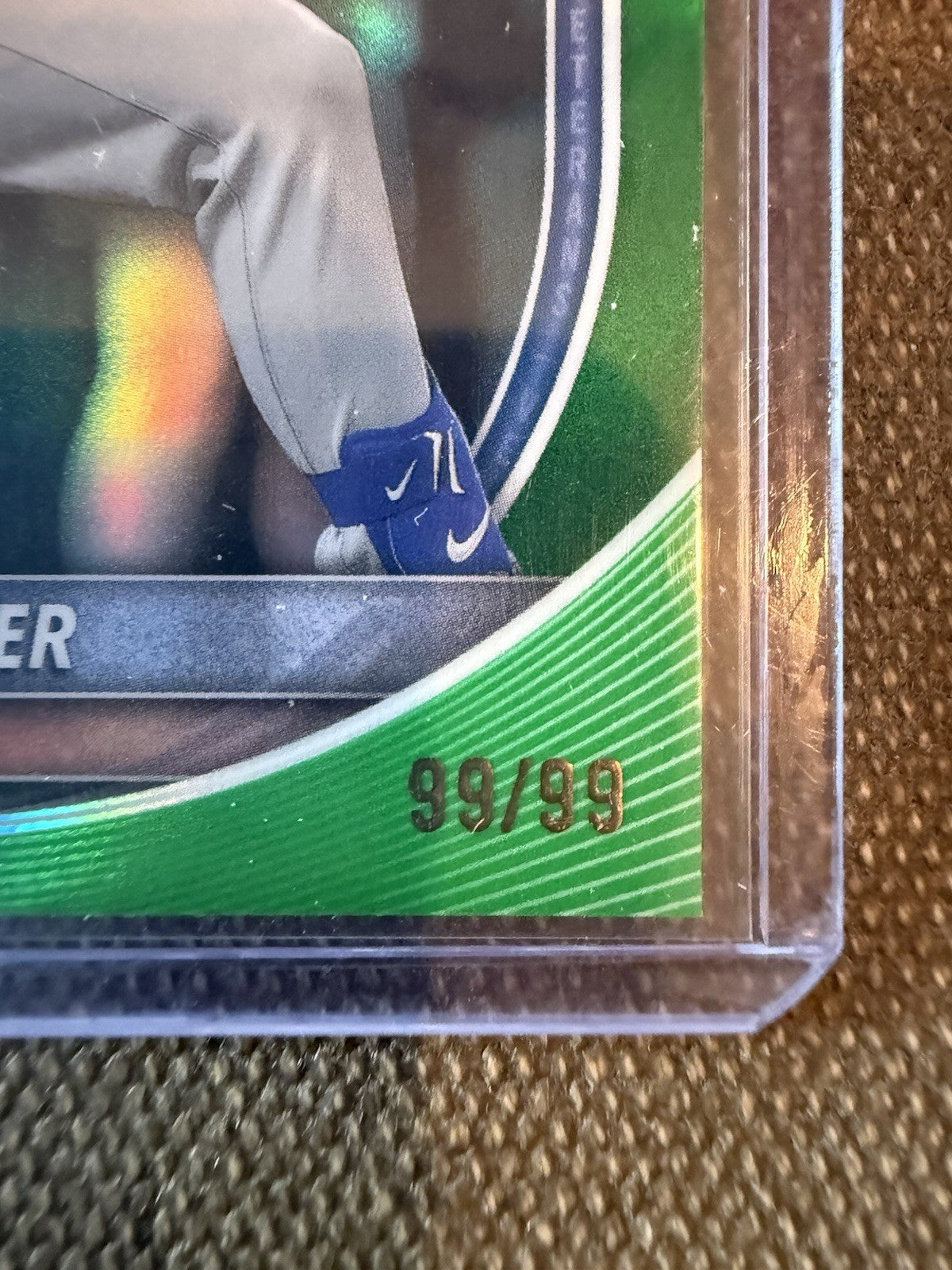 Kyle Tucker 2025 Bowman Chrome Green Refractor 99/99 Number Match!