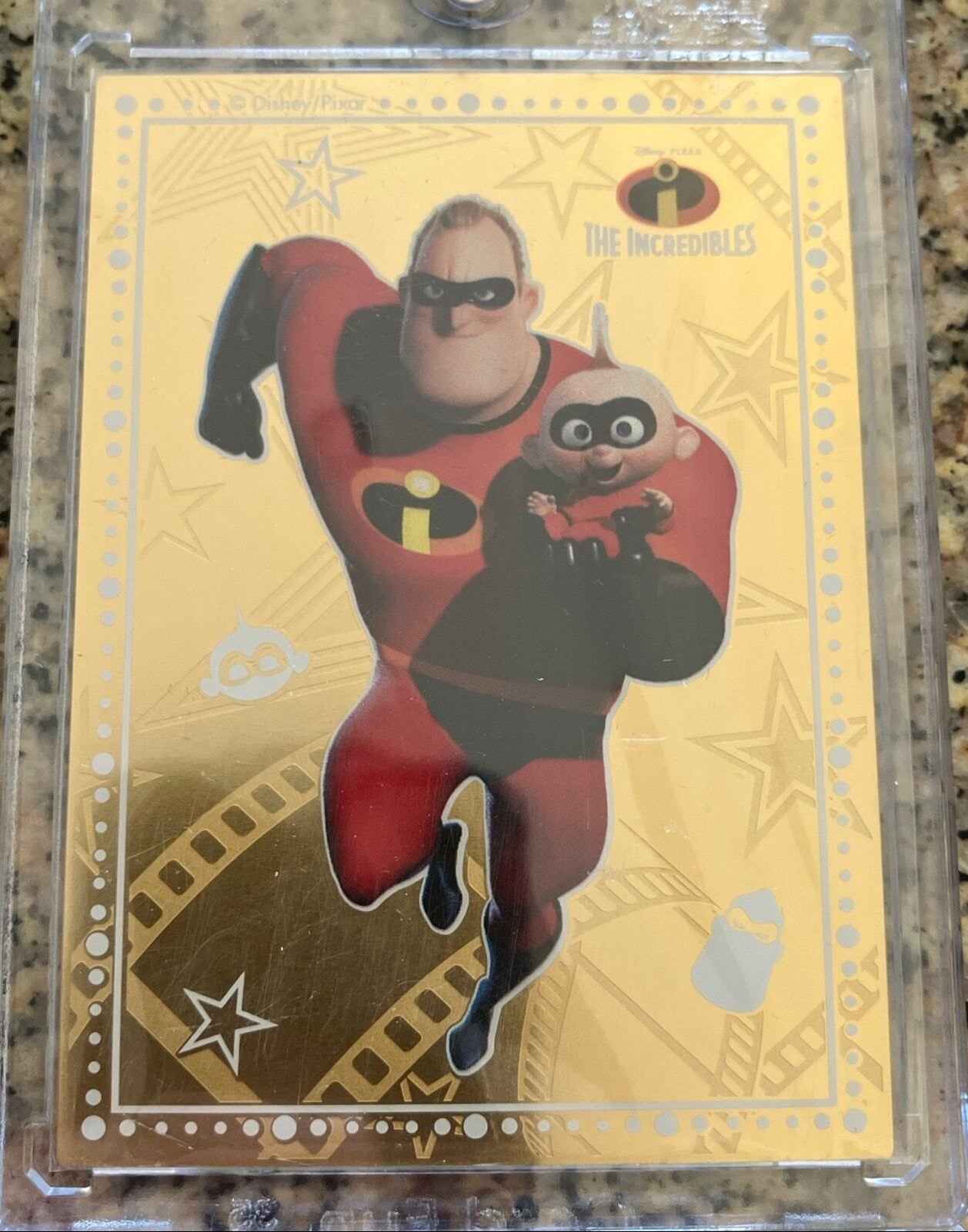 Walk Of Fame The Incredibles Limited Disney 76/100 Pixar 37th Oscar Metal Card