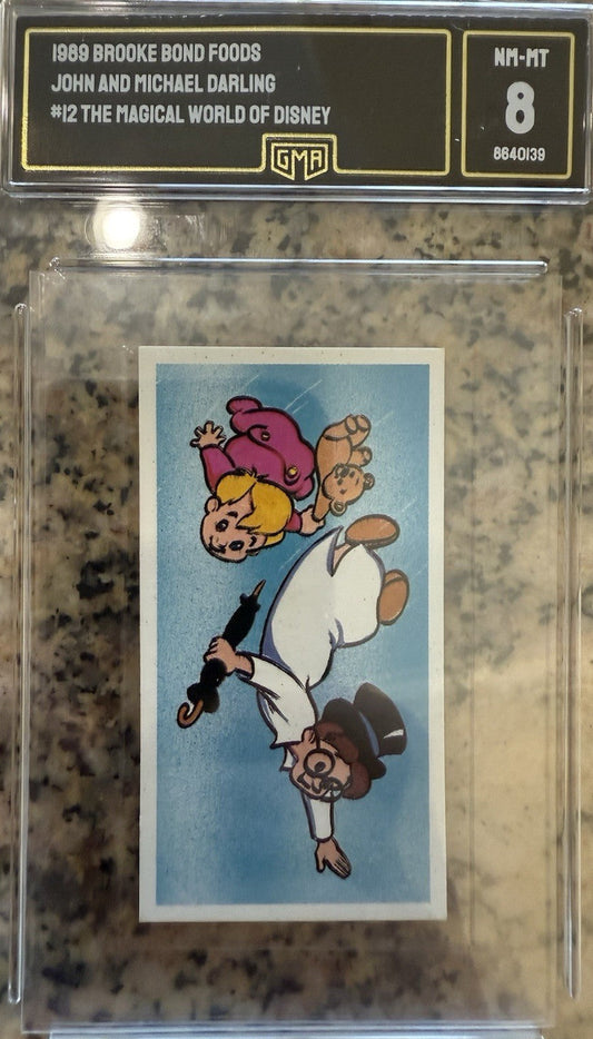 Peter Pan Kids 1989 Magical World of Disney Brooke Bond Midgee Card #12 (NM)