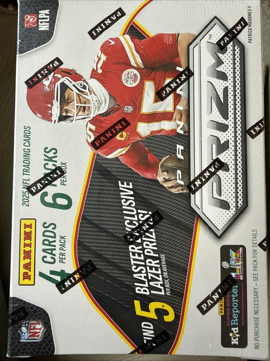2025 Panini Prizm NFL Football Cards Blaster Box Factory Sealed New
