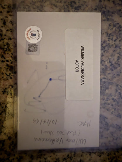 Wilmer Valderrama Auto That 70s Show. Beckett Cert