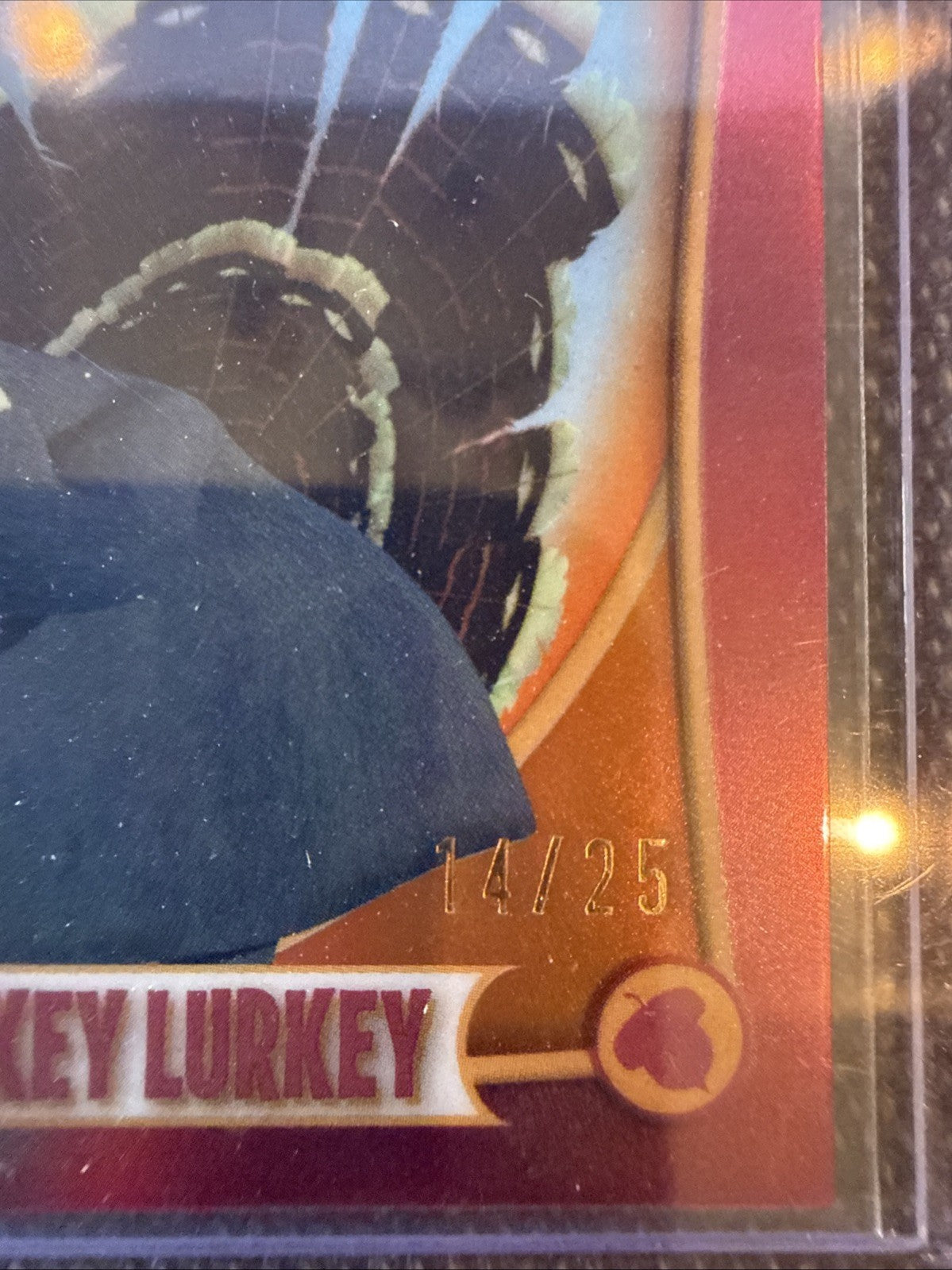 2025 Topps Chrome Disney Mayor Turkey Lurkey Red Refractor /25