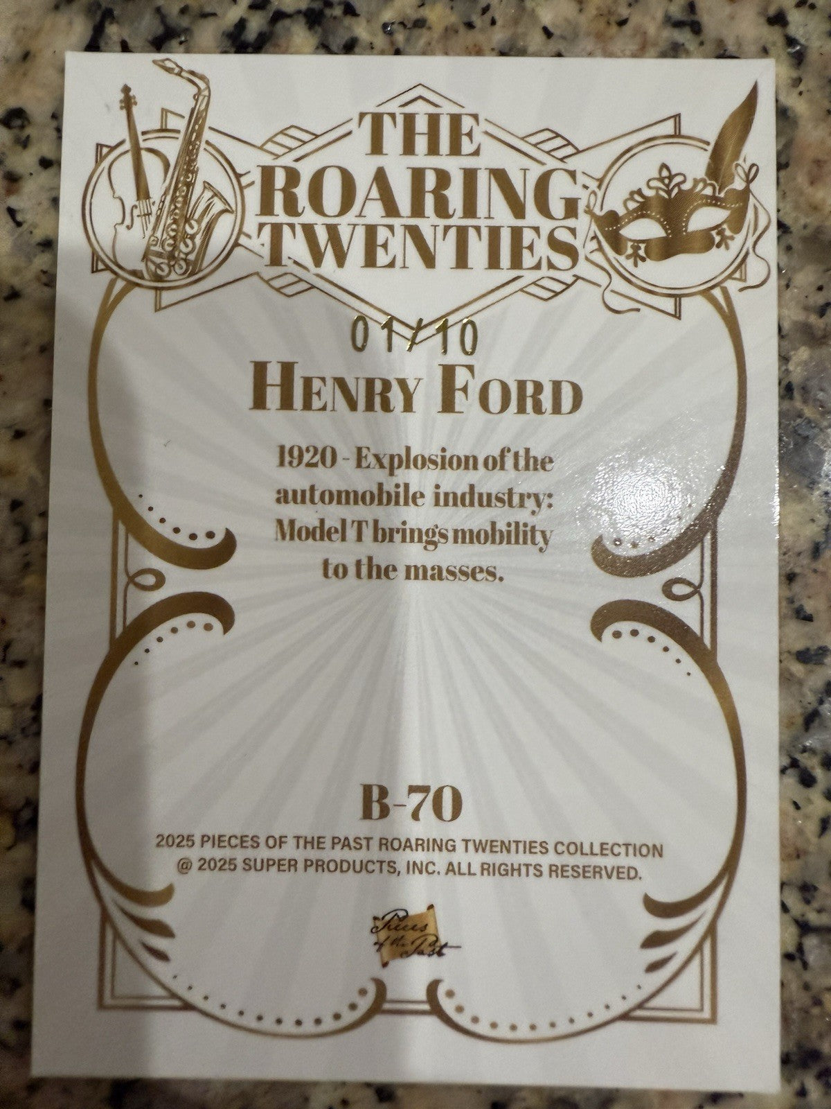 2025 Pieces Of The Past The Roaring Twenties Henry Ford /10