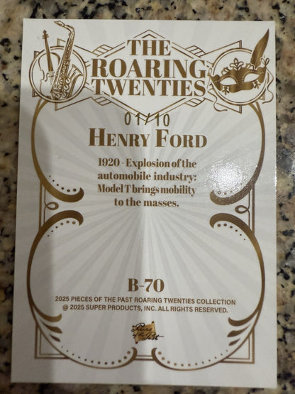 2025 Pieces Of The Past The Roaring Twenties Henry Ford /10