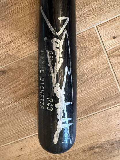 DANTE BICHETTE  Autographed  Bat Colorado Rockies