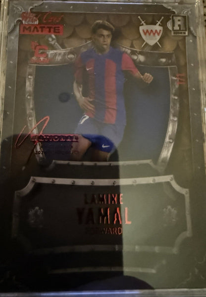Lamine Yamal 2025 Wild Card RC Matte Shield 1/1 - National Convention NSCC