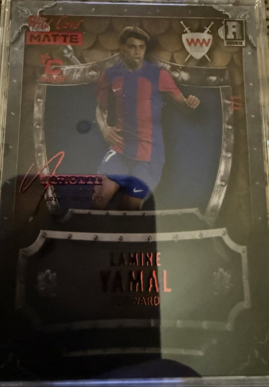 Lamine Yamal 2025 Wild Card RC Matte Shield 1/1 - National Convention NSCC