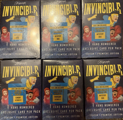 2025 CON EXCLUSIVE INVINCIBLE KEEPSAKE EDITION SIGNAGRAPH MYSTERY BOX /100 X6