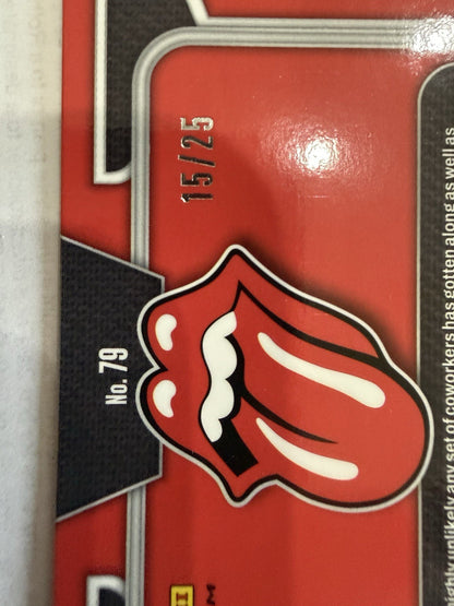 2025 Panini Prizm The Rolling Stones Purple Power /25 #79